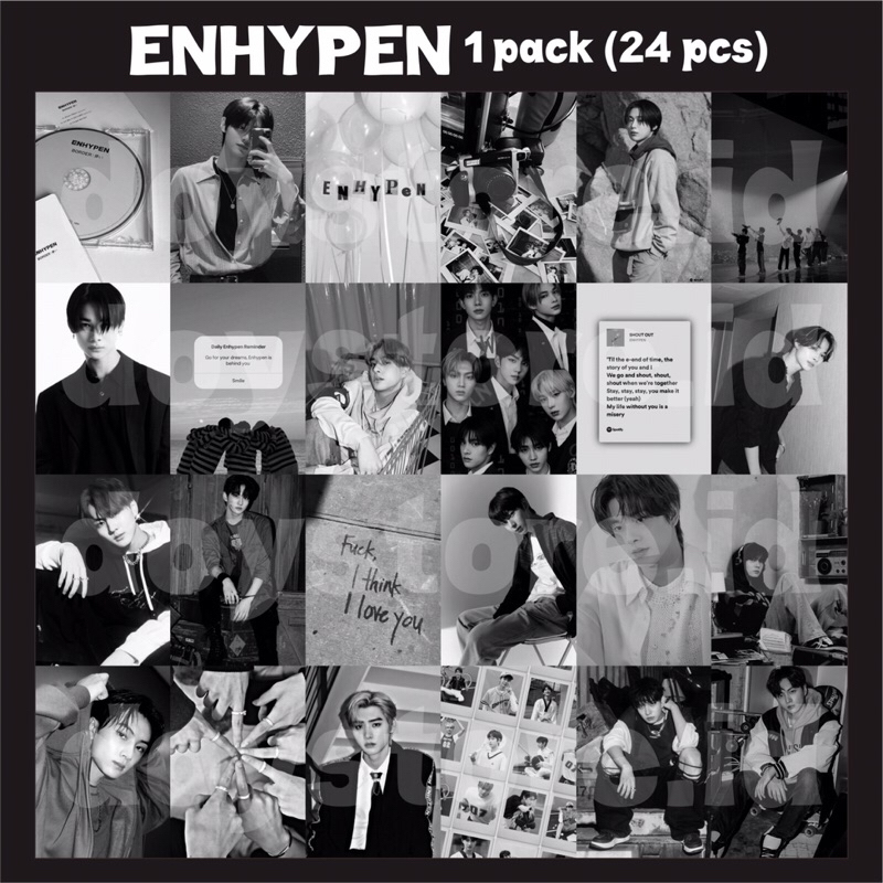 Poster Dinding ENHYPEN Aesthetic A6 A5 | Wall Poster ENHYPEN
