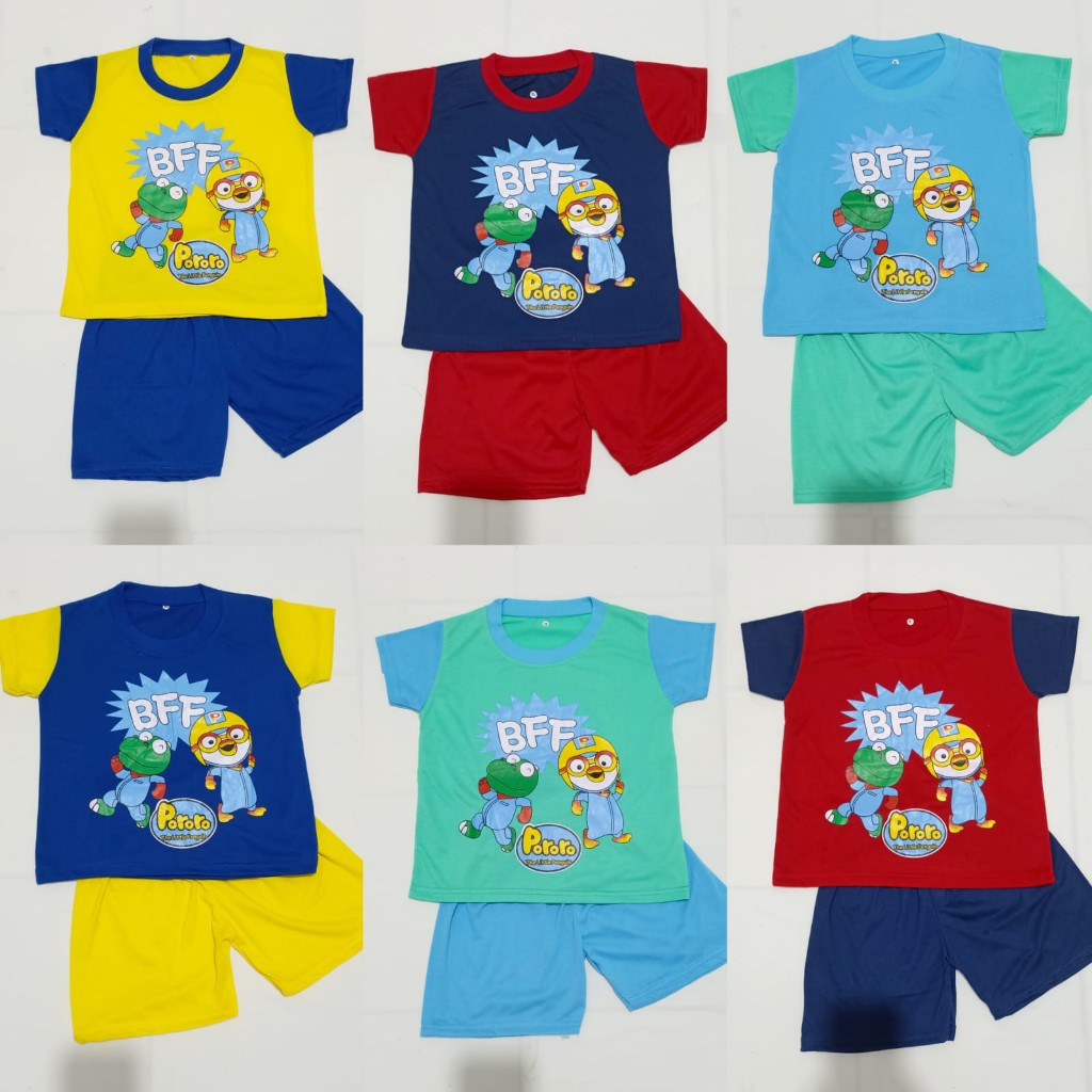 SETELAN ANAK ANAK PORORO UNISEX