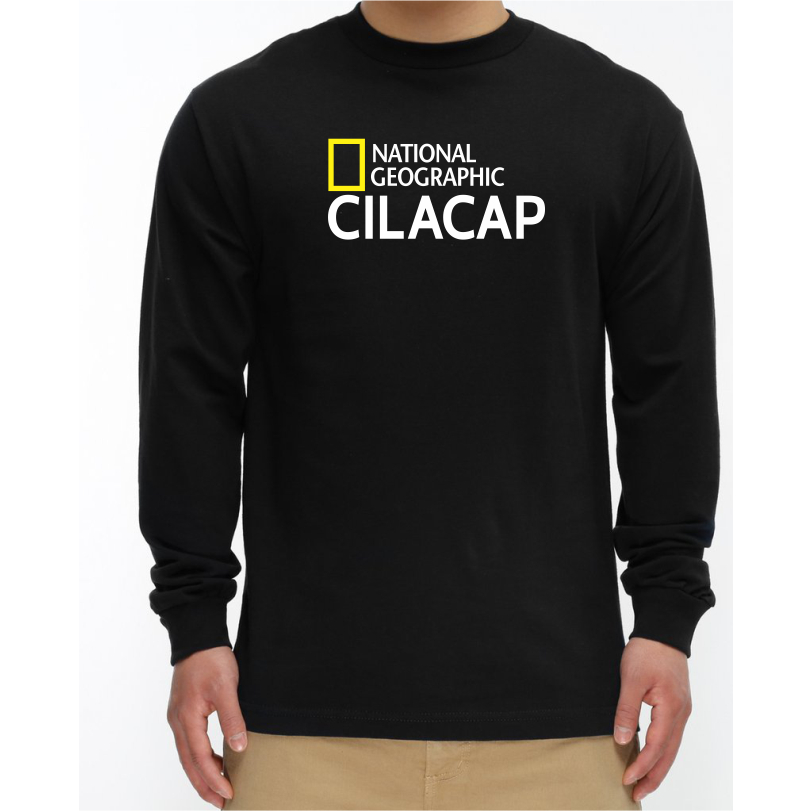 T-SHIRT KAOS LENGAN PANJANG NATIONAL GEOGRAPHIC CILACAP