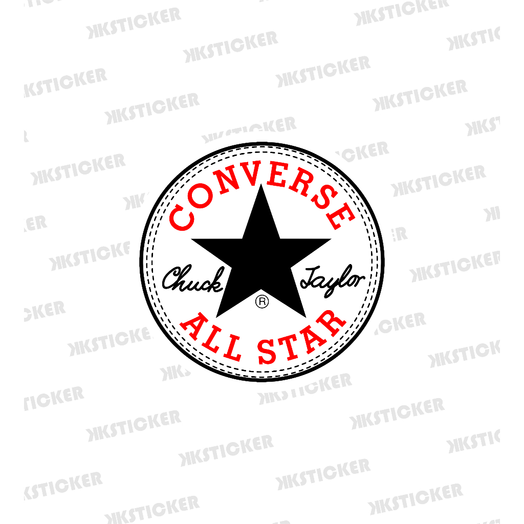 

Sticker Converse - Chuck Taylor | Stiker Vinyl Anti air + Laminasi