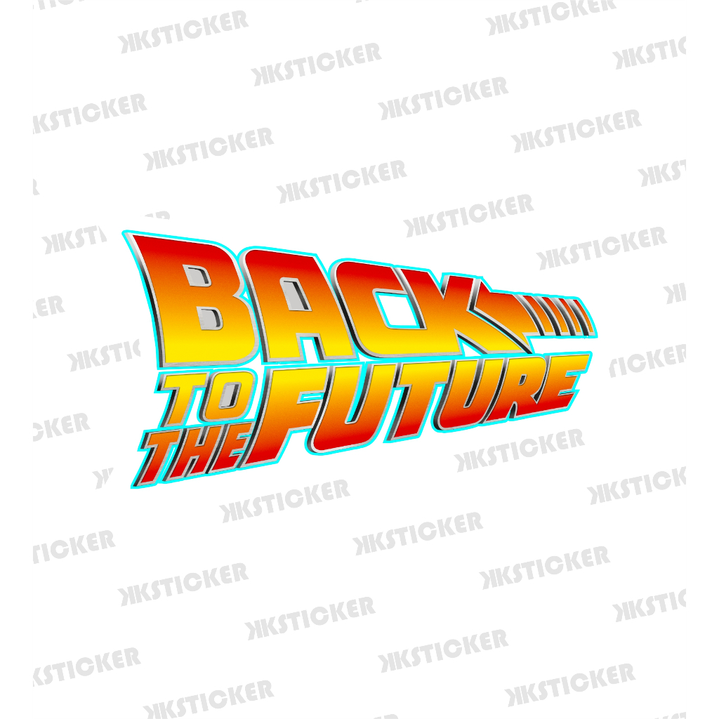 

Sticker Back To The Future | Stiker Vinyl Anti air + Laminasi