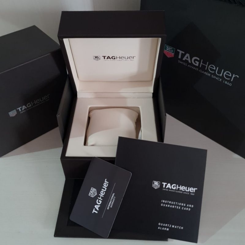 Kotak box jam tangan merk TAG HEUER model Original fullset