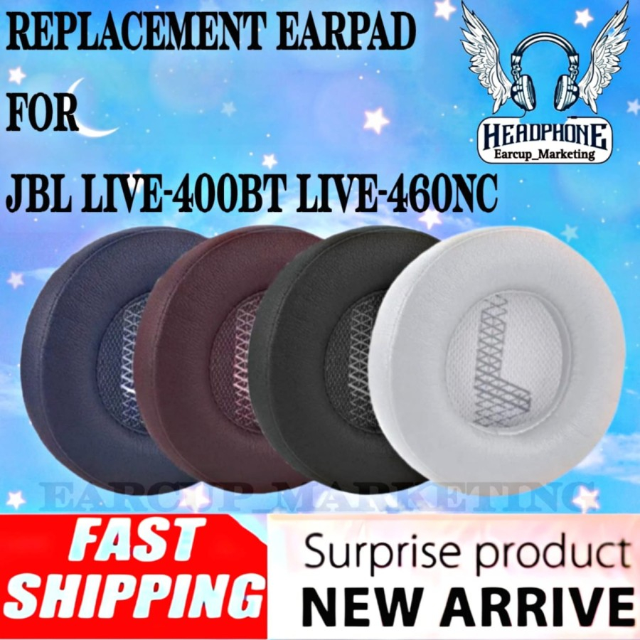 Earcup Earpad Busa Headphones JBL Live-400BT Live 400BT 400 BT 460NC Ear Pads Foam Cushion