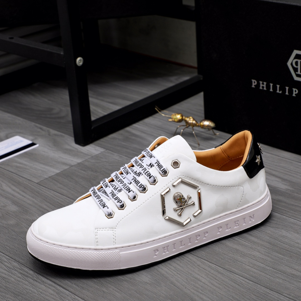 New PHILIPP  PLEIN men's shoes Casual sports board shoes