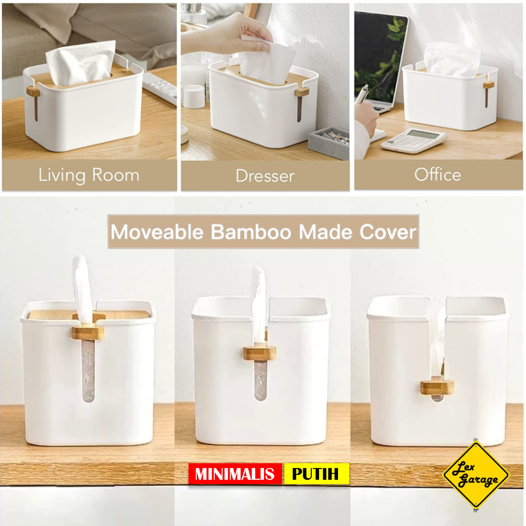 Kotak Tempat Tissue Kotak Tempat Tisu Kayu Tissue Box Dispenser