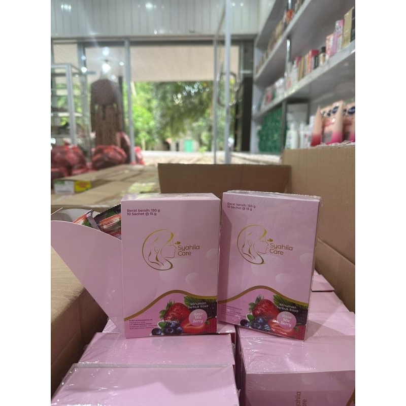 COLLAGEN DRINK SYAHILA CARE ( minuman serbuk pemutih badan )