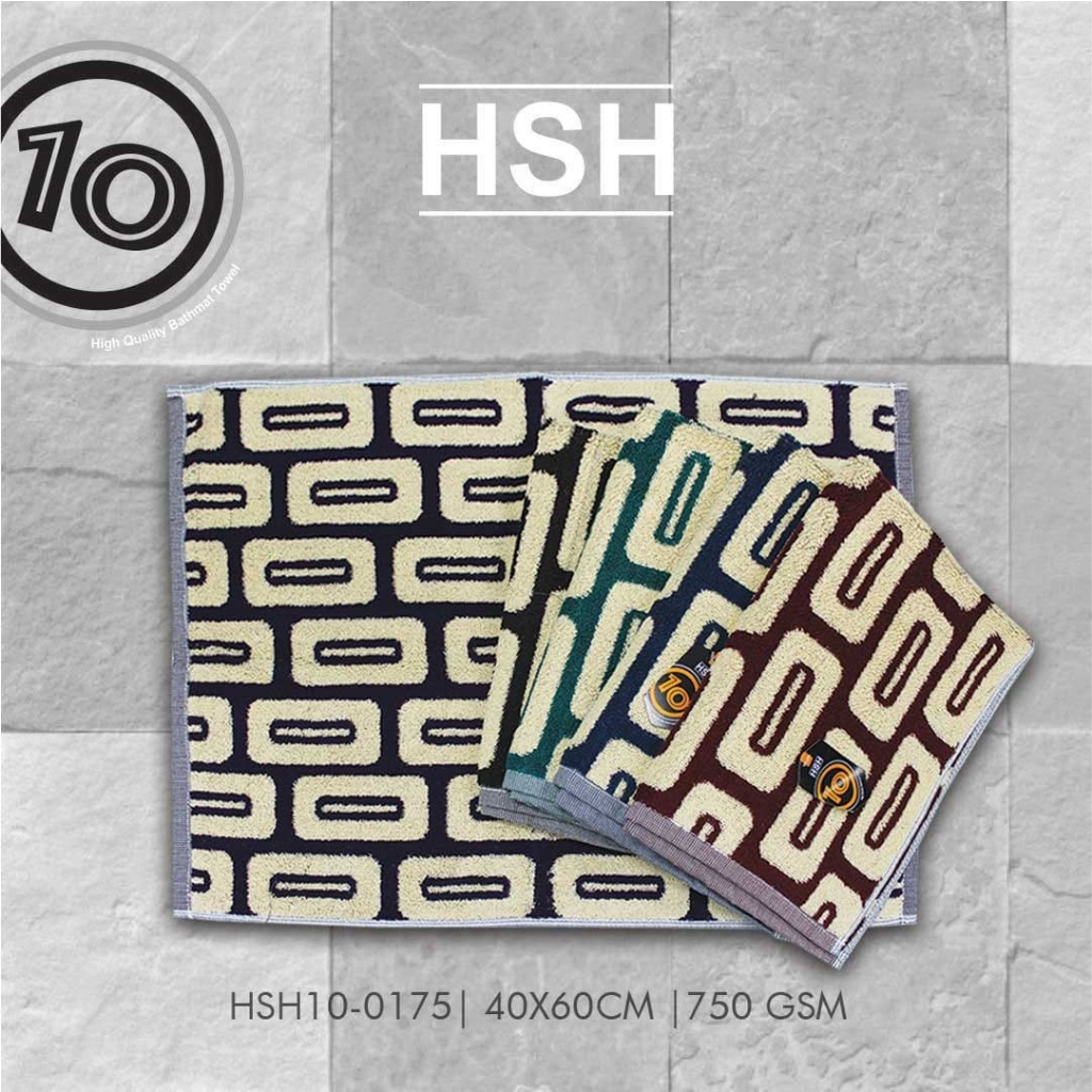 Keset Kaki HSH Premium Murah / Bathmat Keset Handuk Kamar Mandi 40x60 cm