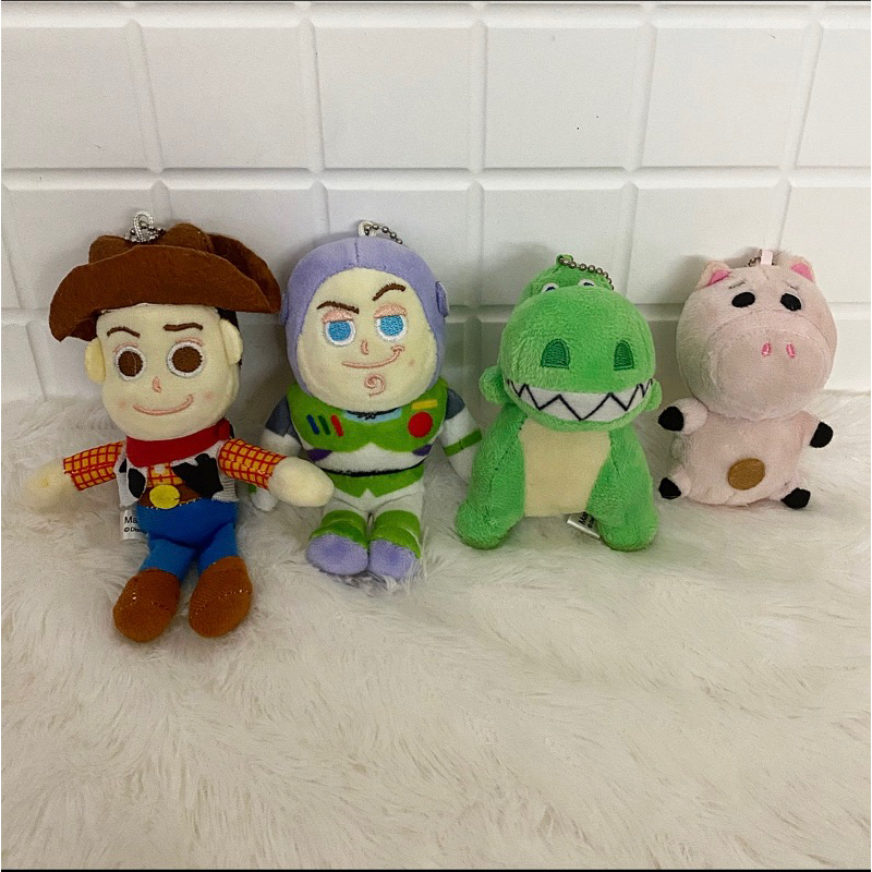 Ganci Woody Buzz Rex Ham Toy Story / gantungan kunci boneka key chain