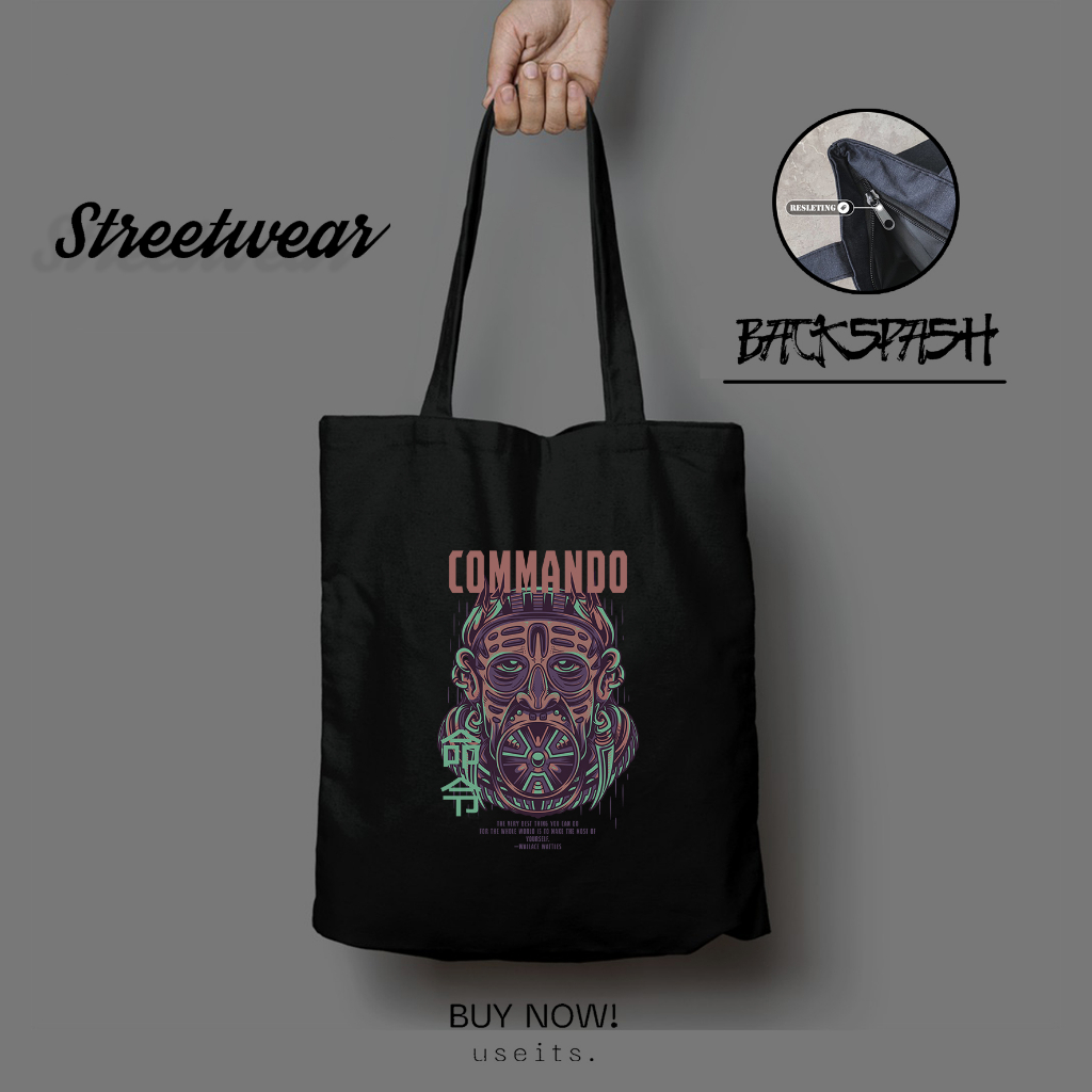 Tas Totebag Streetwear Custom Pria Wanita - STREETWEAR (02)