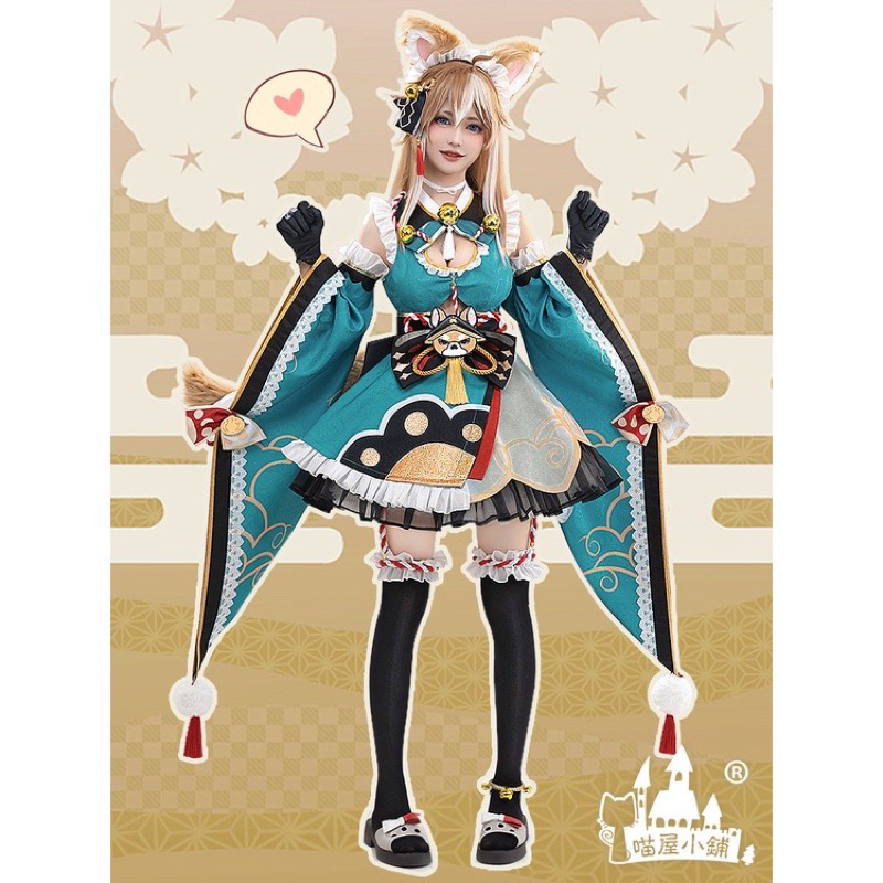 miaowucos miss hina gorou maid genshin impact cosplay size S