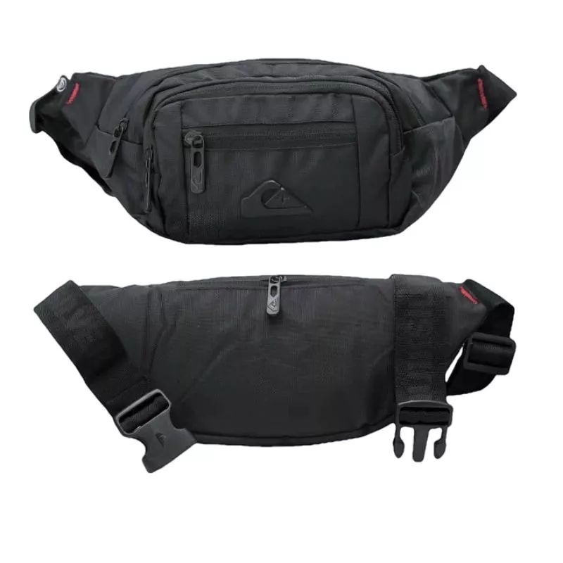 TAS QUICKSILVER TAS SELEMPANG QUICKSILVER WAISTBAG QUIKSILVER TAS PINGGANG QUIKSILVER SUPER PREMIUM LOGO BESI