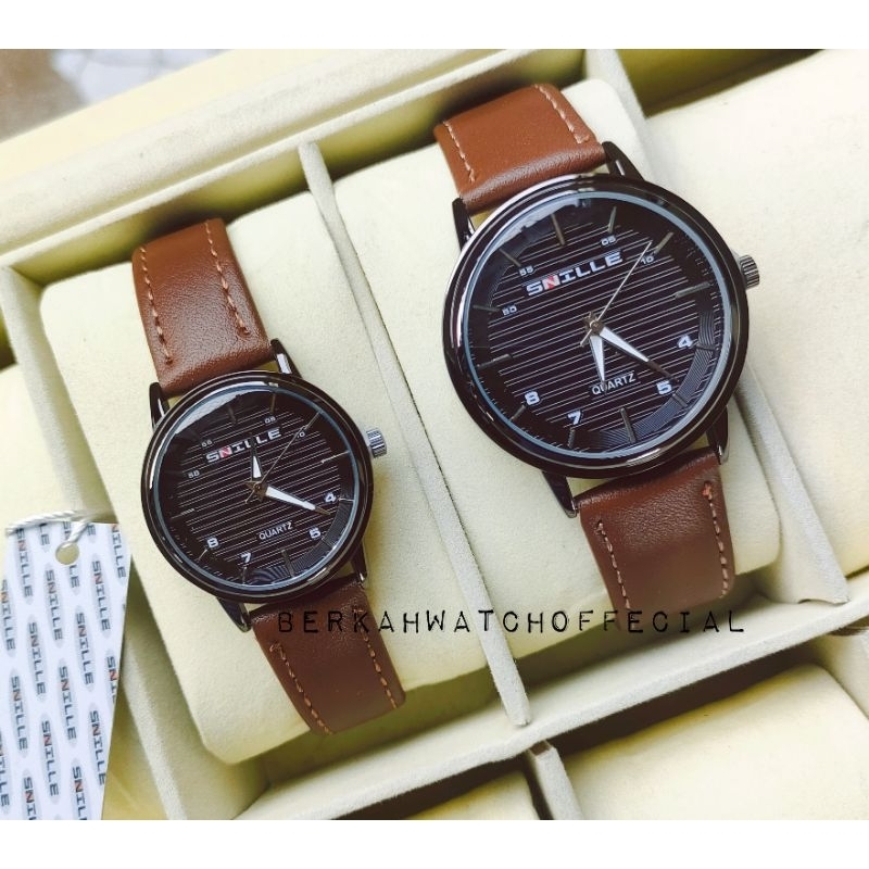 COD✅Jam Tangan Couple pria wanita snille