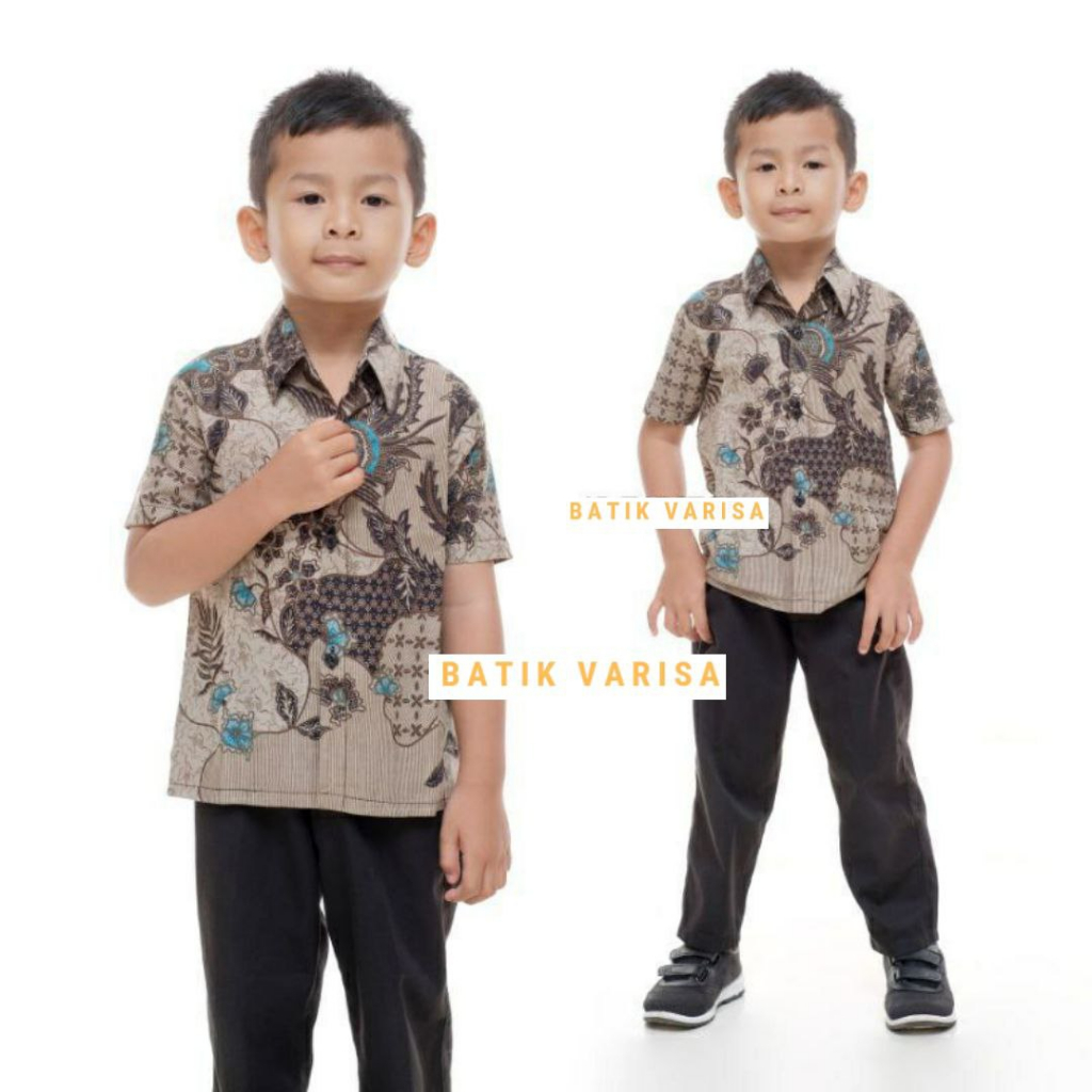 Batik anak cowok M L XL XXL Remaja  // Kemeja batik anak cowok Remaja // Baju batik anak dan Remaja Bahan Katun