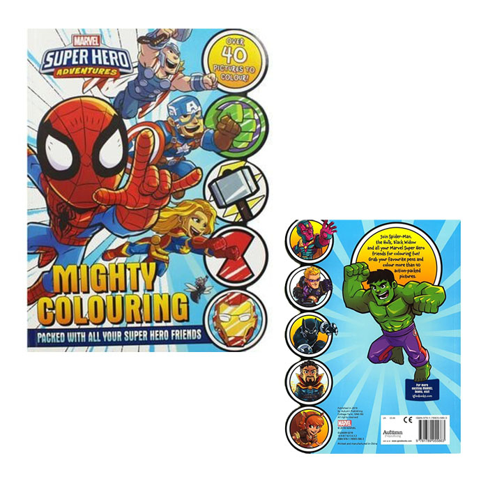 Colouring Book Marvel Superhero Adventures: Mighty