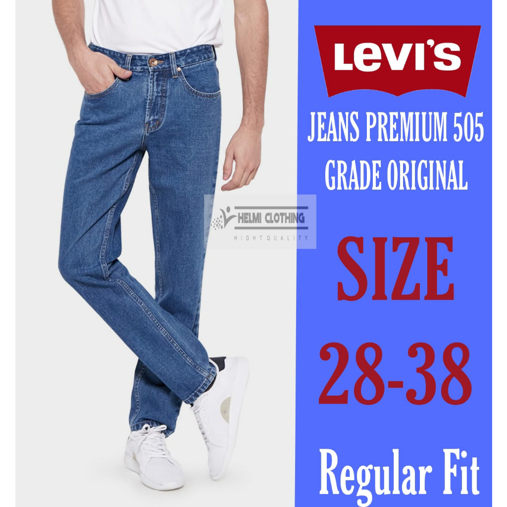 CELANA JEANS PRIA  STANDAR REGULER PREMIUM 28 sampai 38