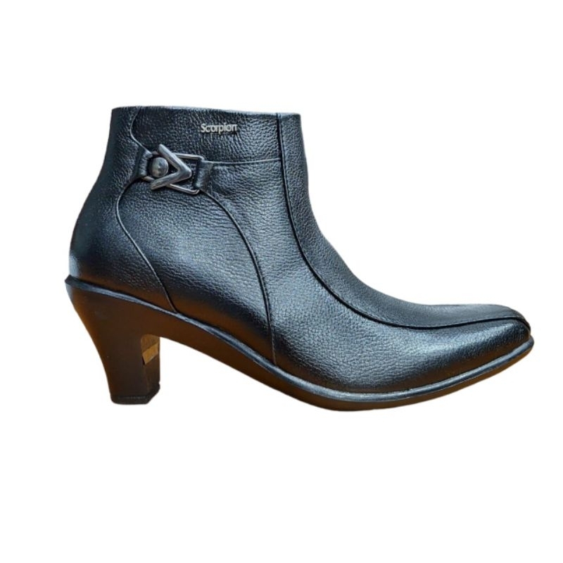 Sepatu Boots Kulit Asli/Sepatu Boots Fashion Wanita Scorpion 12413