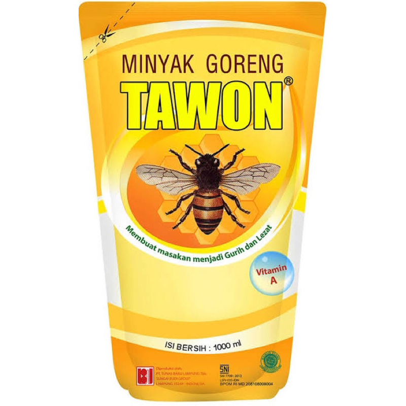 

Minyak Goreng Tawon Kemasan Pouch 1 liter