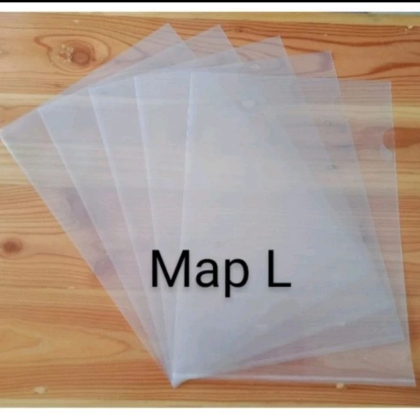 Map Plastik Bening F4 Clear Sleve Holder Folio Map File Big ATK Kantor