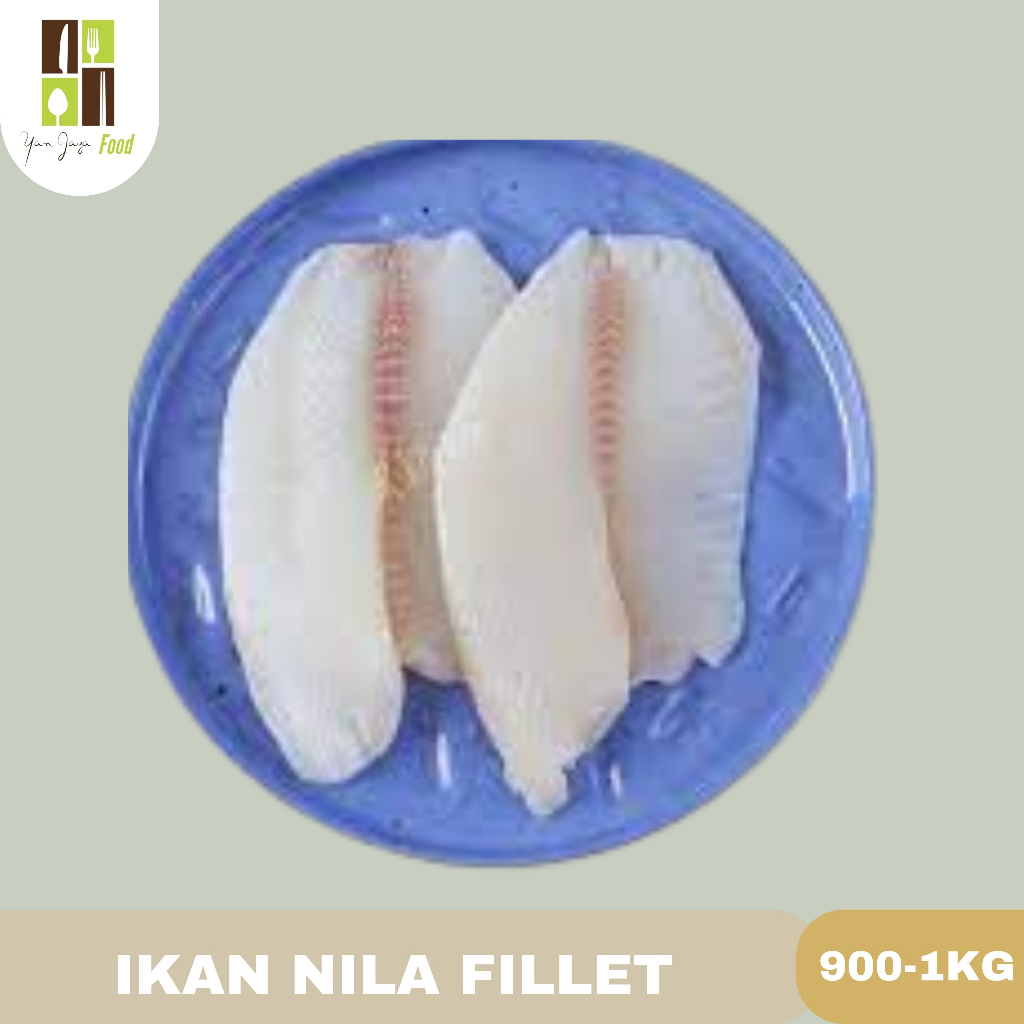 Ikan Nila Fillet / Ikan Tilapia / Sudah Bersih Tanpa Kulit 900-1kg