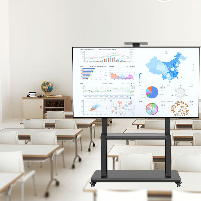 Bracket Standing TV roda dorong LED TV 32&quot;- 75&quot; + Tray PORTABLE RACK TC1700 Versi yang disempurnakan