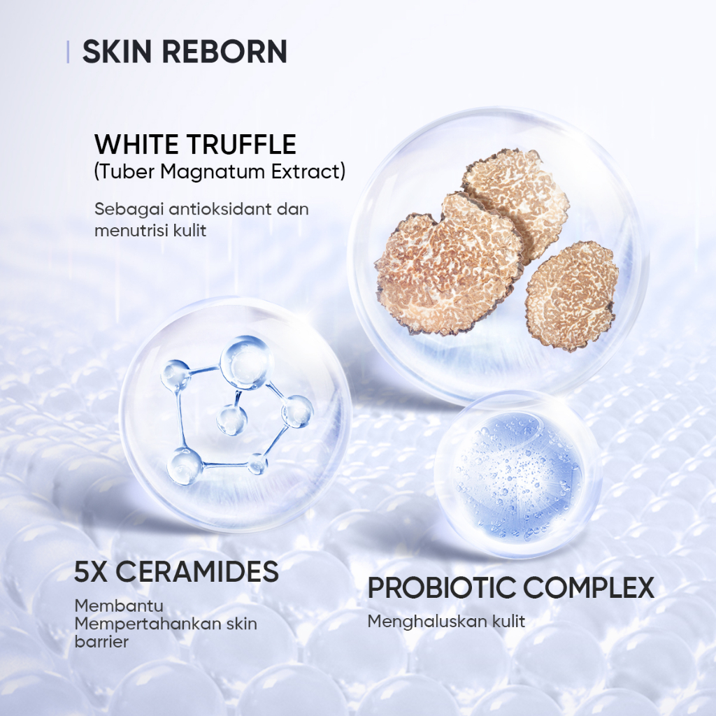 【Skintific Outlet Official】SKINTIFIC Truffle Biome Moisturizer Paket Skincare 3pcs - 4D Hyaluronic Acid (HA) Barrier Essence Toner &amp; White Truffle Moisturize Gel &amp; 10% Niacinamide Brightening Serum 20Ml &amp; 5% Aha Bha Pha Exfoliating Toner &amp; 5X Ceramide Soo