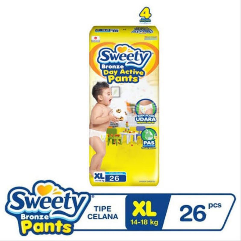 SWEETY BRONZE PAMPERS SIZE XL26