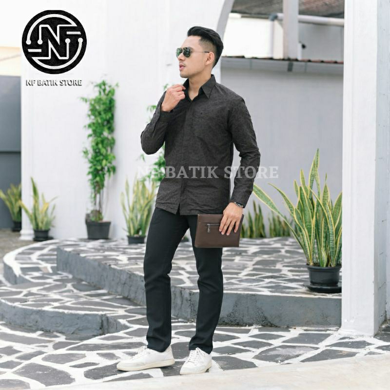 Lumut Kemeja batik solo / Full furing / Kemeja batik pria / Batik kondangan / Batik sragenan / Batik