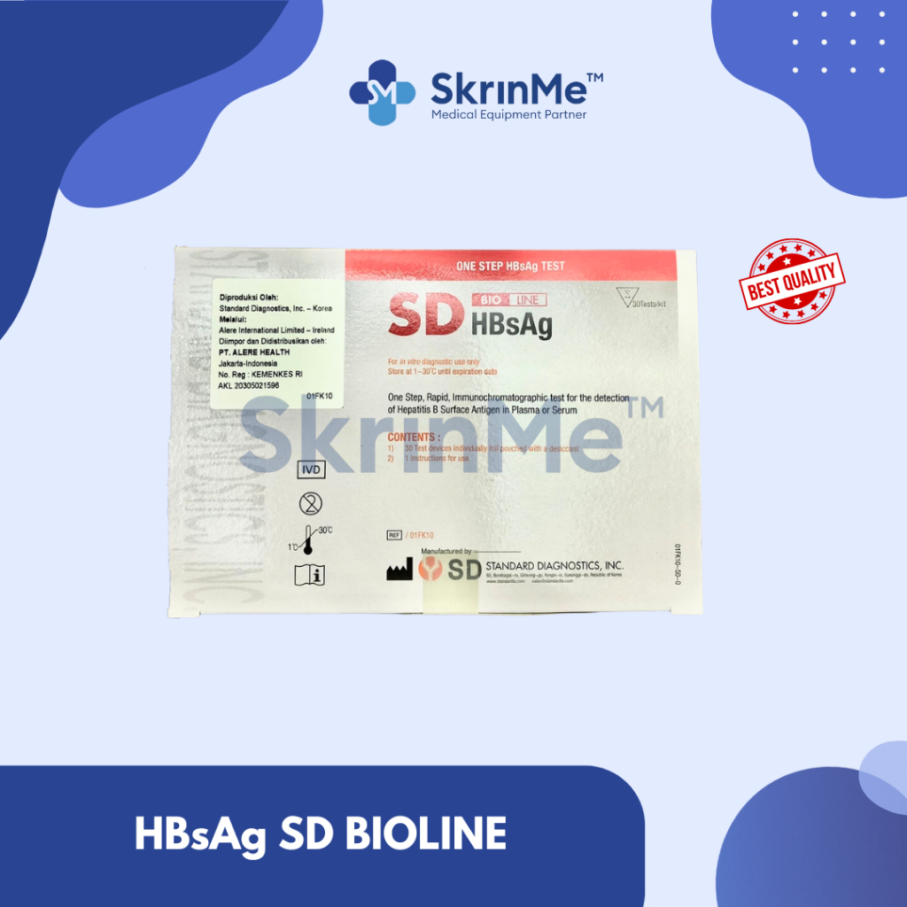JUAL HBsAg SD BIOLINE isi 30 Test - ORIGINAL