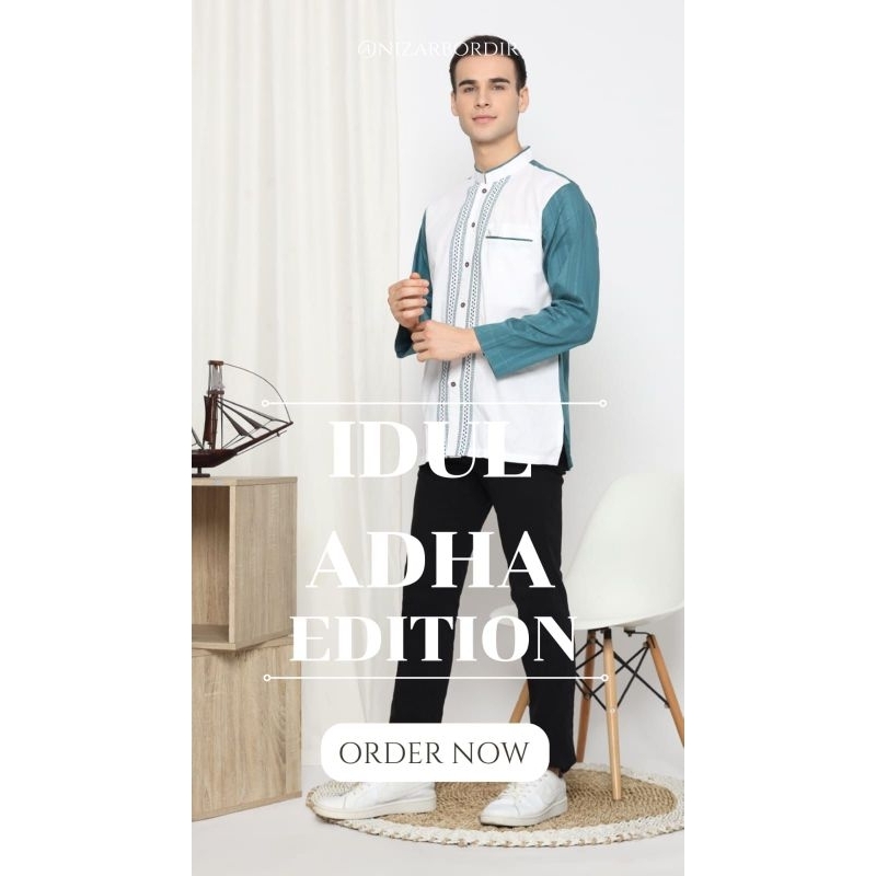 baju koko NIZAR NK 12 SS putih