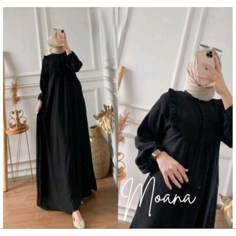 MOANA DRESS ( SR 0015 ) DRESS WANITA//DRESS WANITA MUSLIMAH BUSUI FRIENDLY