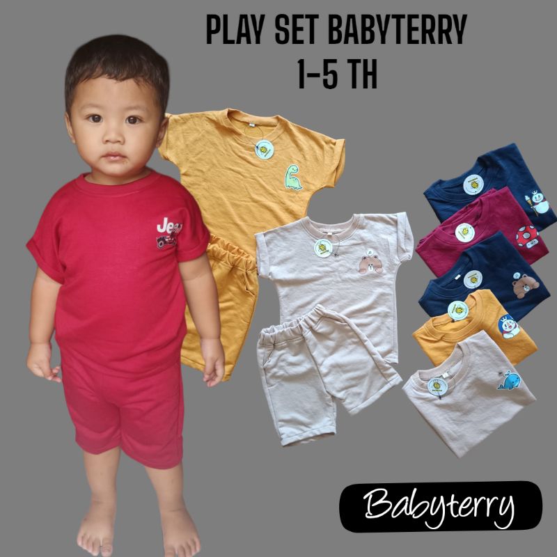 GROSIR DAN ECER PLAYET BABYTERRY 1-5T