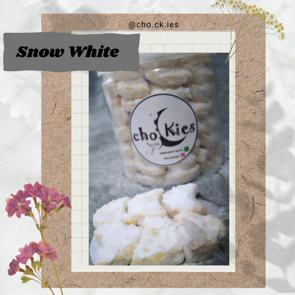 

Snow White Ori / Keju ( Kue kering Putri Salju / Putri Salju Keju) 370gr