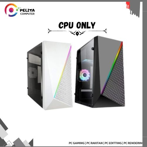 Pc intel i5 10400 ddr 4 16gb ssd 256gb hdd 500gb office kantor all shope rakitan murah komputer computer gen 10