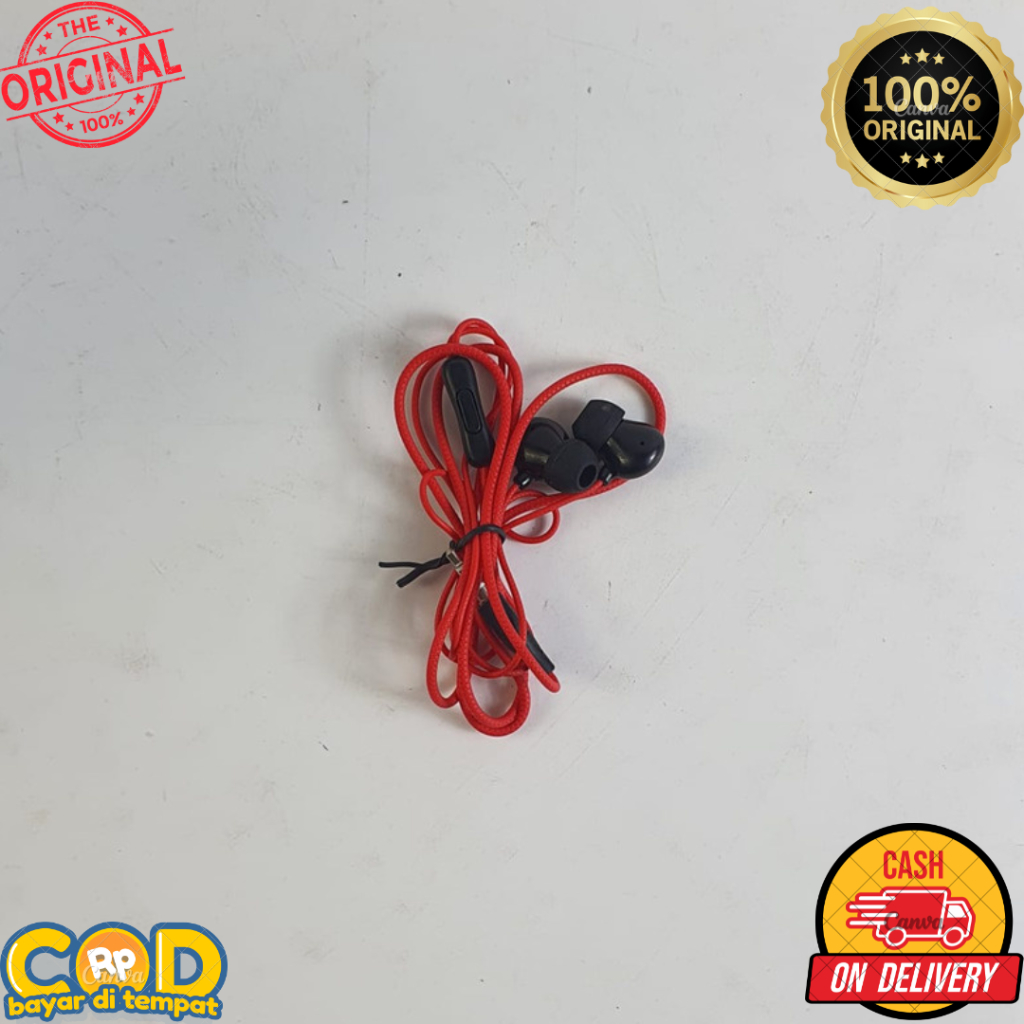 HEADSEAT HEADSET HETSET EARPHONE ONE PLUS 1+ NEVER SETTLE FULL BASS STEREO