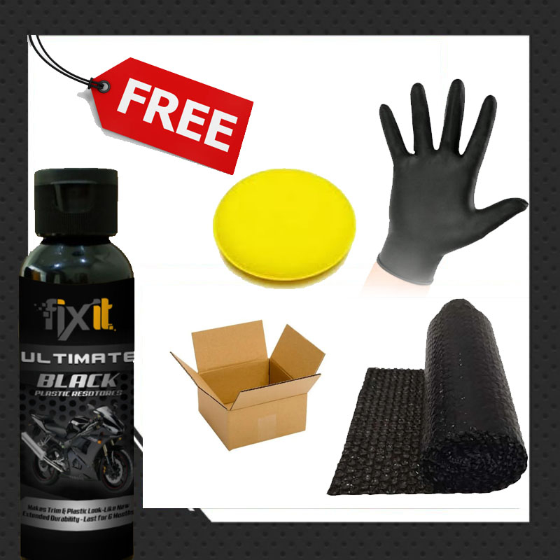 Penghitam Body Permanen FIXIT Ultimate Black Plastik Restorer / Trim Restorer / Back To Black Permanen