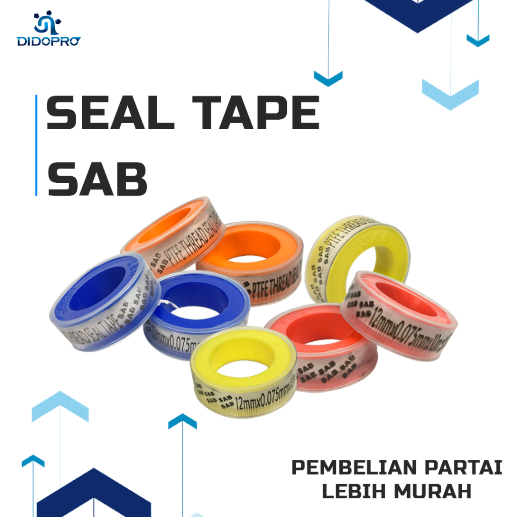 Per Toros (10 roll) Sealtape / Seal Tape / Solasi Pipa Air