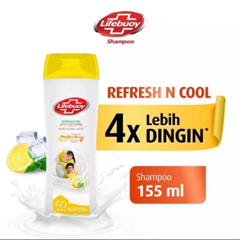 lifebuoy shampo refresh cool 155ml