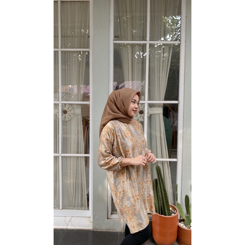 BAJU ATASAN TUNIC LEXA ARMANY SILK