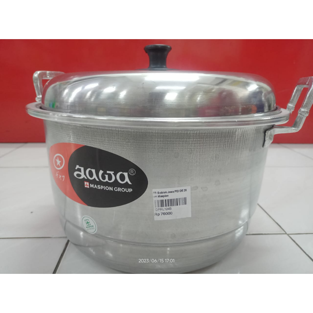 Panci Soblok/Kukusan Jawa PE 28 Maspion