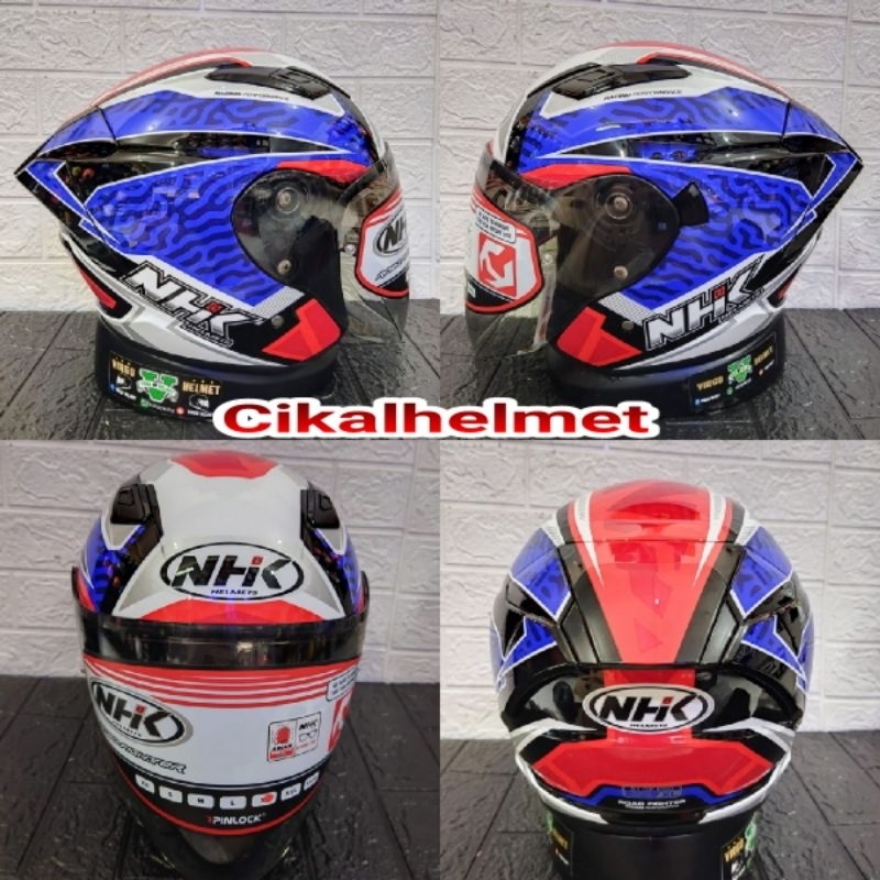 NHK S1 GP PRO MOTIF GRAFIK AZMAN #2 BLACK RED BLUE NHK S1 AZMAN ORIGINAL