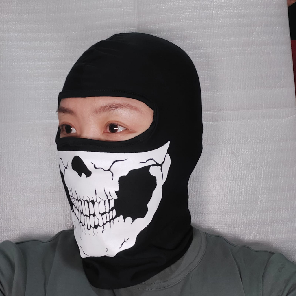 balaclava tengkorak /  masker tengkorak / masker skull helm