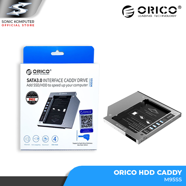 ORICO Laptop Hard Drive Caddy 9.5mm for Optical Drive M95SS