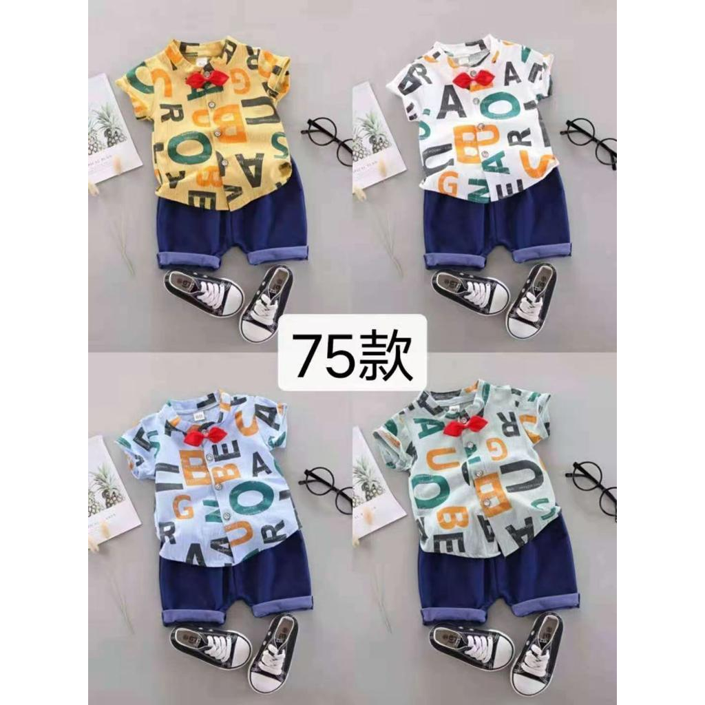 stelan anak cowo import 1-4th hrga 4 stel/Grosir pakaian anak murah