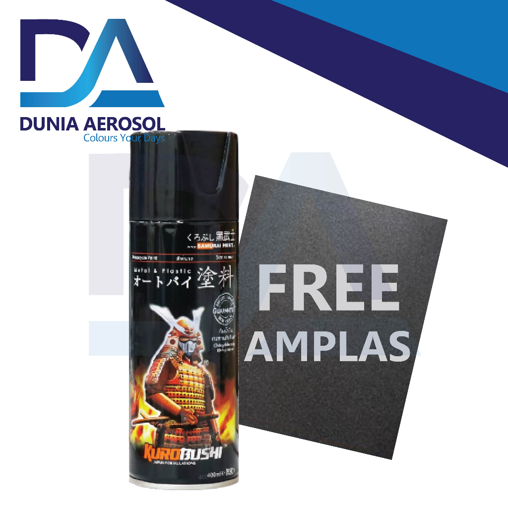 Samurai Paint Black Grey Met K414 Free Amplas
