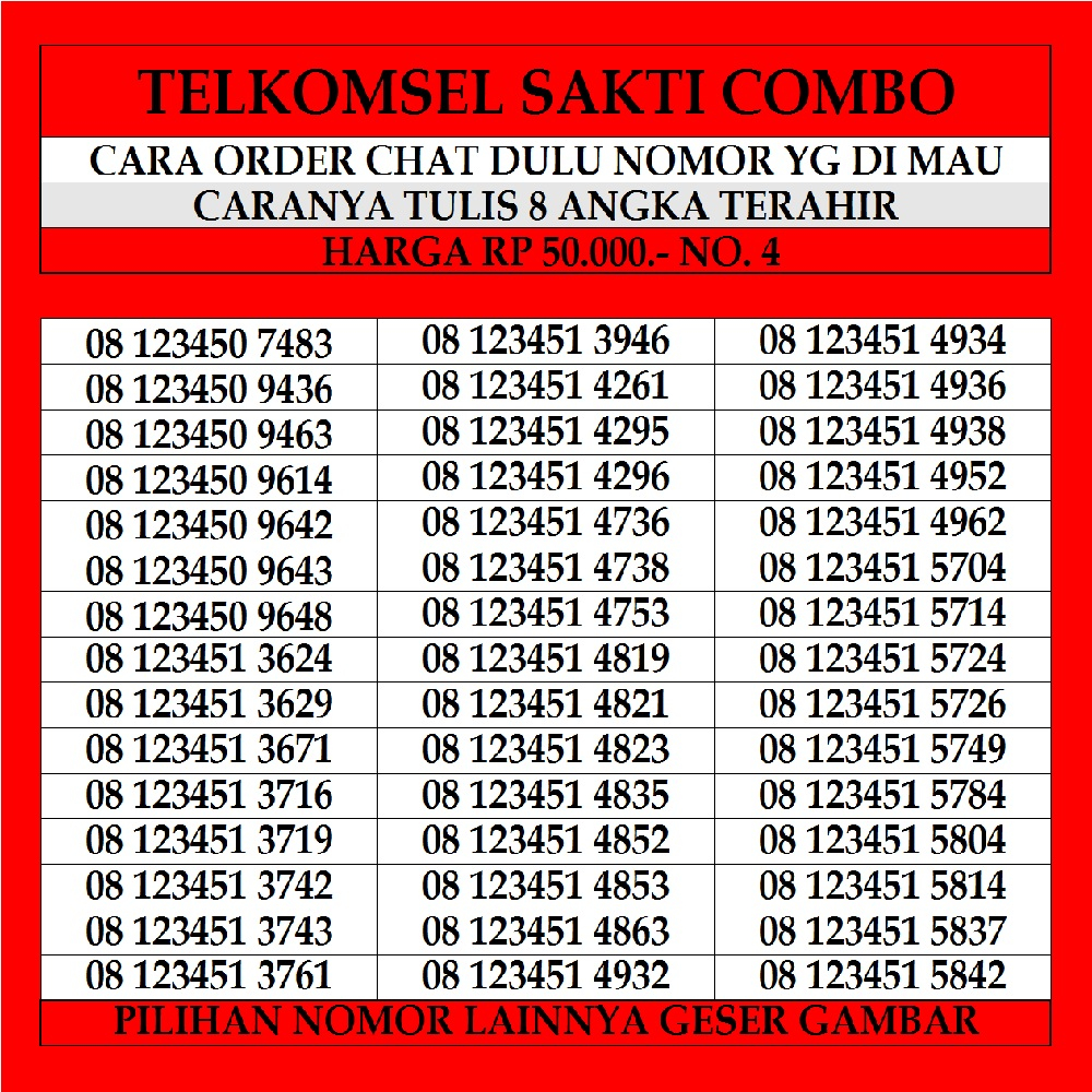 Nomor Cantik Simpati, LOOP AS Kartu Perdana Telkomsel