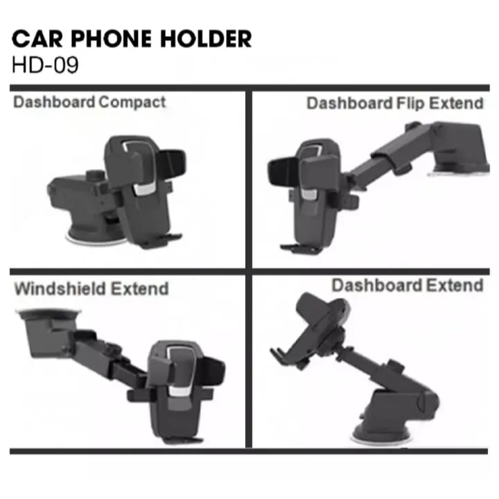 Holder Hp Mobil Car Phone Holder Dudukan Hp HD-09 Stand Holder