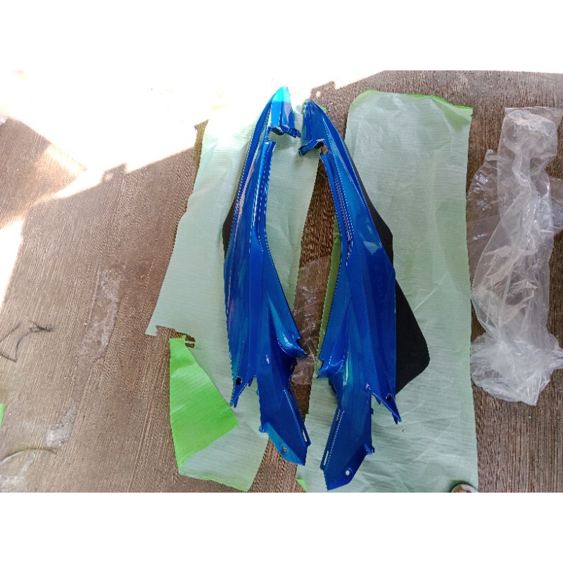 COVER BODY BELAKANG SUZUKI SATRIA FU Fl FU FACELIFT WARNA BIRU 2014