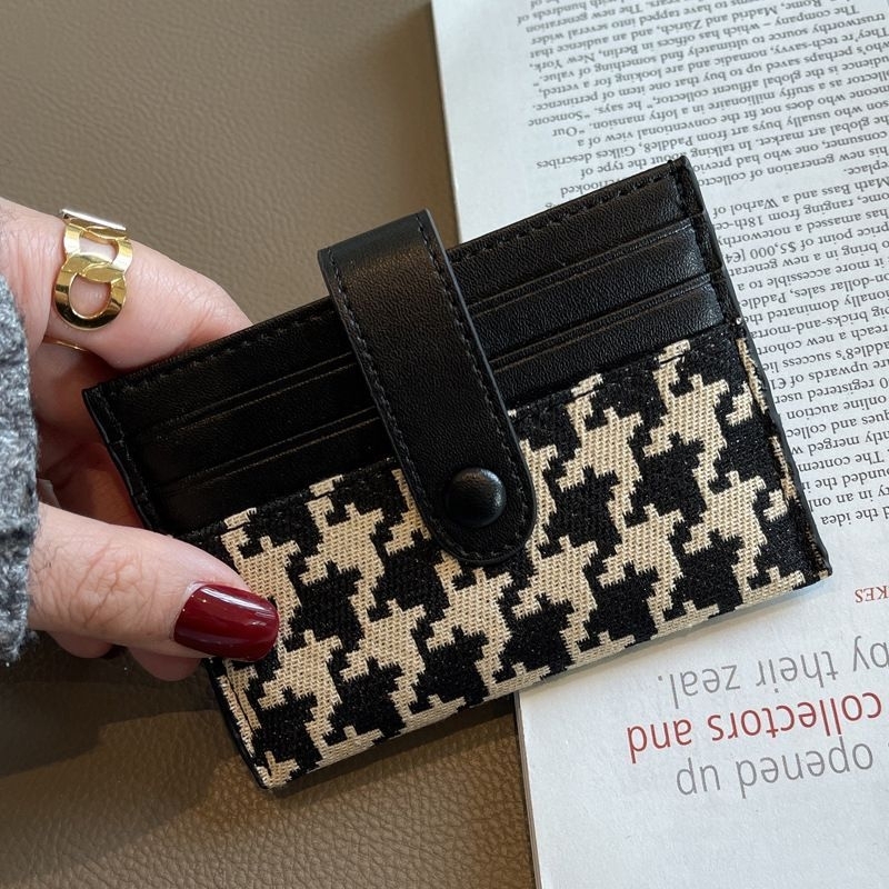 MaJo - HOUNDSTOOTH CARD HOLDER / DOMPET KARTU KOREA