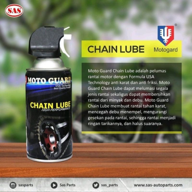 OLI RANTE SEPEDA MOTOR CHAIN LUBE 300ML MOTOGUARD MURAH