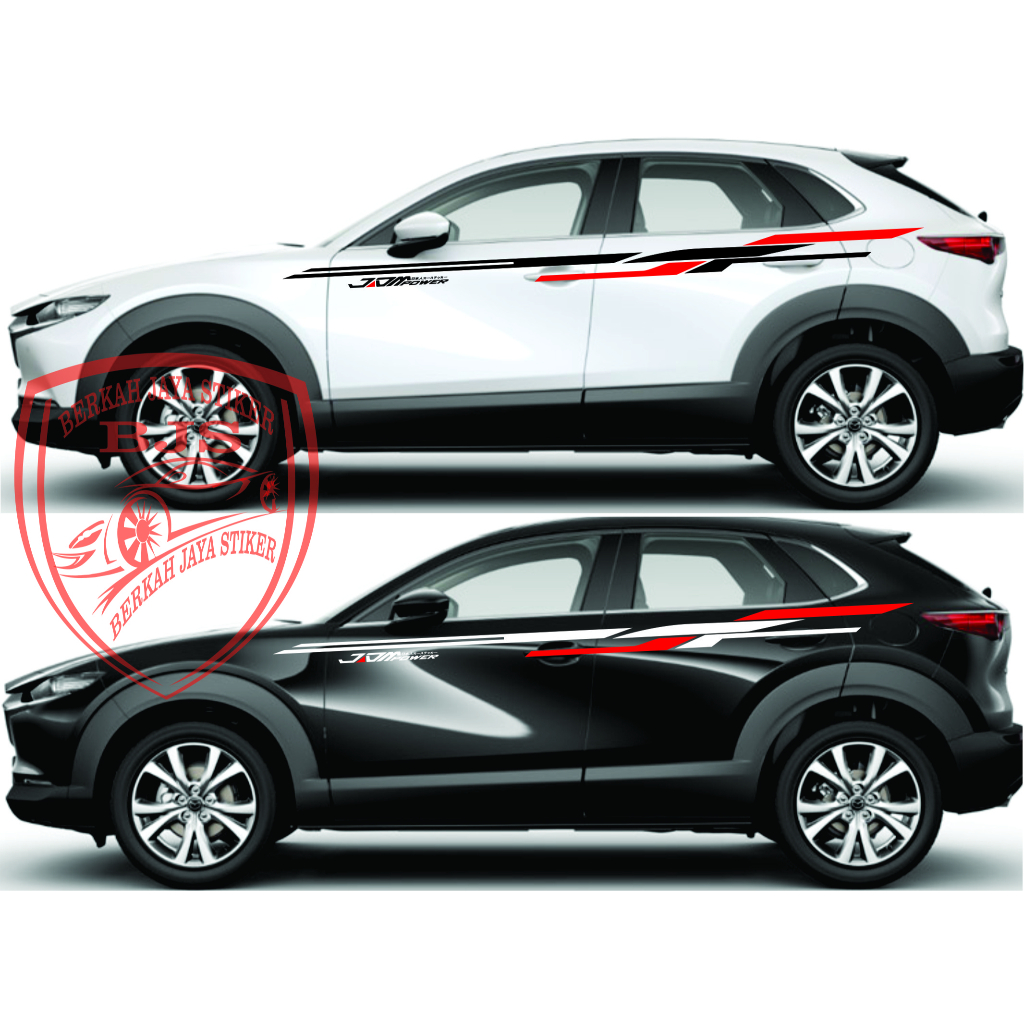 STIKER MOBIL MAZDA CX 3 CX 5 CX30 PRO ALL MOBIL MAZDA STRIPNG CUTTING LIST BODY SAMPING